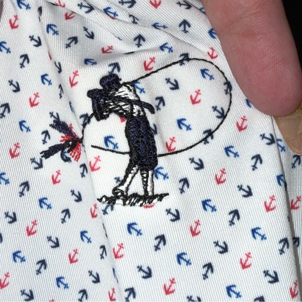 RLX Ralph Lauren Anchor Print 1/4 Zip Golf Pullover Size L NWOT - Picture 5 of 5